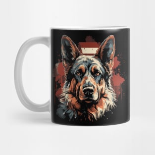 Patriotic German Shepherd Mug